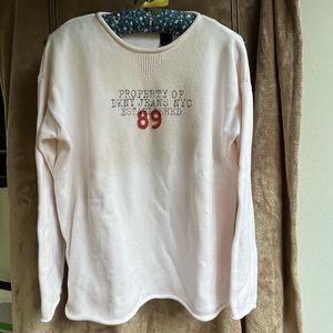 DKNY Sweater, size Medium in a creamy white